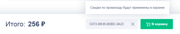 Заказ хостинга на Reg ru добавление промокода