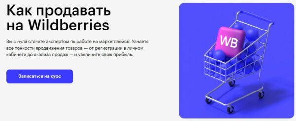 Курс «Как продавать на Wildberries» от SkillBox