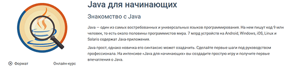 Бесплатный курс «Java для начинающих» от Geekbrains