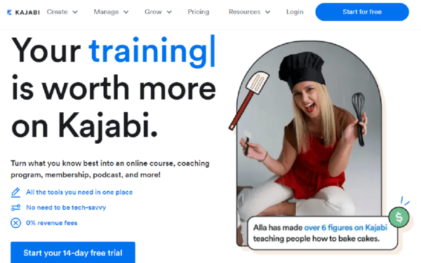 Kajabi онлайн курсы