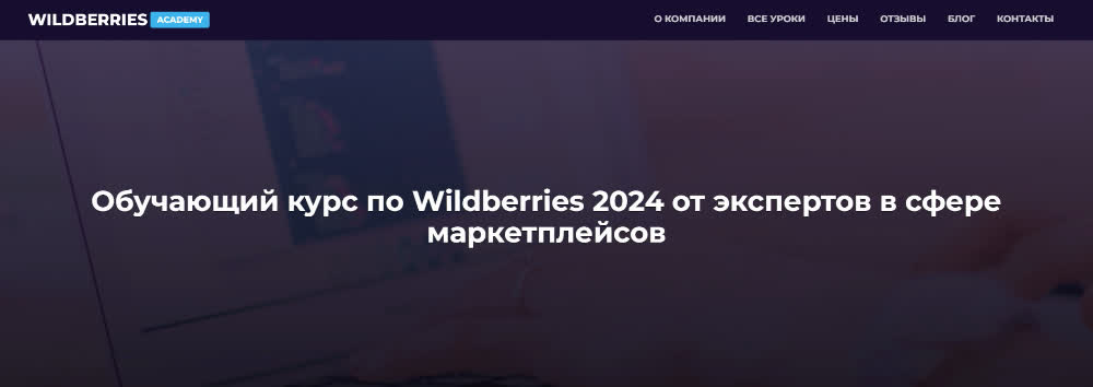 Курс «Обучающий курс по Wildberries 2024 от экспертов в сфере маркетплейсов» от Wildberries Academy