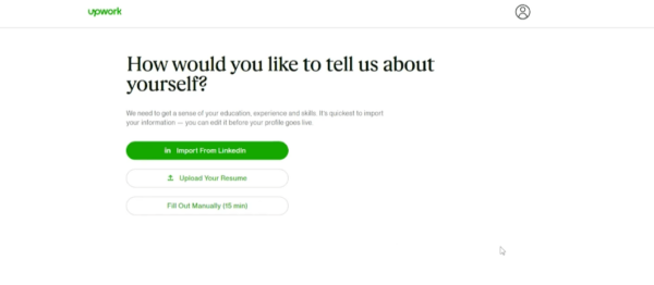 Регистрация на Upwork.com. Заполнение профиля