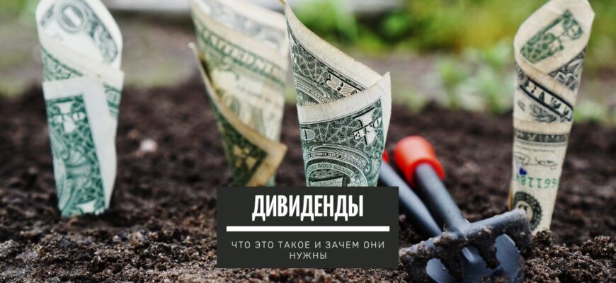 Дивиденды - что это такое и зачем они нужны