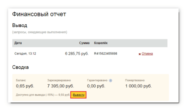 Как работать на Блогун. Для исполнителя. #4. Вывод средств