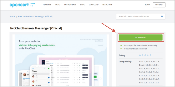 Как работать на Jivo. #3. Установка чата на сайт. OpenCart
