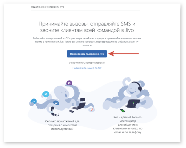 Как работать на Jivo. #8. Телефония и виртуальная АТС. Покупка телефонного номера и настройка Виртуальной АТС